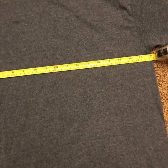 Gildan Men's Gray Short Sleeve T shirt S:Large - Picture 5 of 6